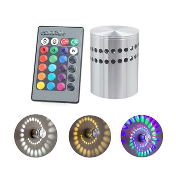 

Spiral Aluminum LED Wall light Home Decoration Bedroom Living Room Ceiling Hallway Porch 3W Atmosphere Lamp
