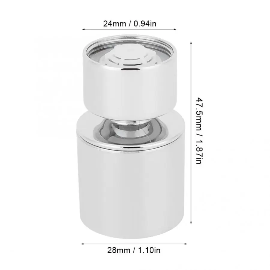 Аэратор для смесителя бытовой двухфункциональный барботер кухни ванной комнаты