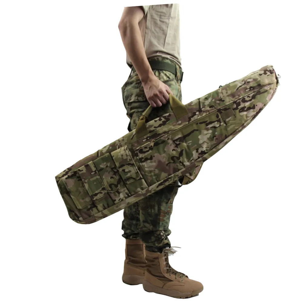  Multicam 120cm Gun Rifle Bag Outdoor Tactical Carrying Bags Military Gun Case Shoulder Pouch For Ai