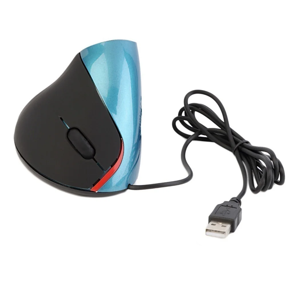 1200 dpi Проводная Вертикальная оптическая мышь 5 кнопок эргономичные наручные Портативные USB компьютерные мыши - Color: NO.2