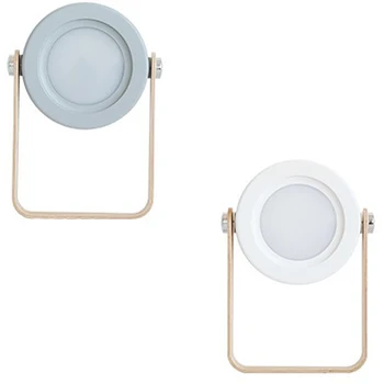 

Foldable Press Dimmable LED Night Light Portable Lantern Lamp USB Charge Eye Protection Lamp for Children Gift B