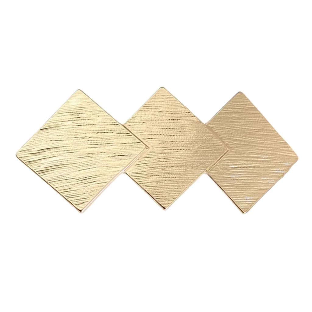 Metal Automatic French Barrette Large Hair Clip Pin Ponytail Holders Vintage blank metal French hair barrette ponytail holder