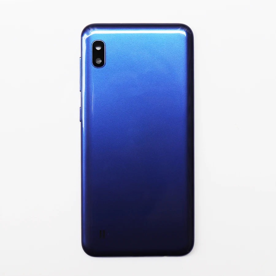 10 шт. A10 крышка батареи Замена для samsung Galaxy A10 A105F задняя крышка Корпус чехол - Цвет: Blue