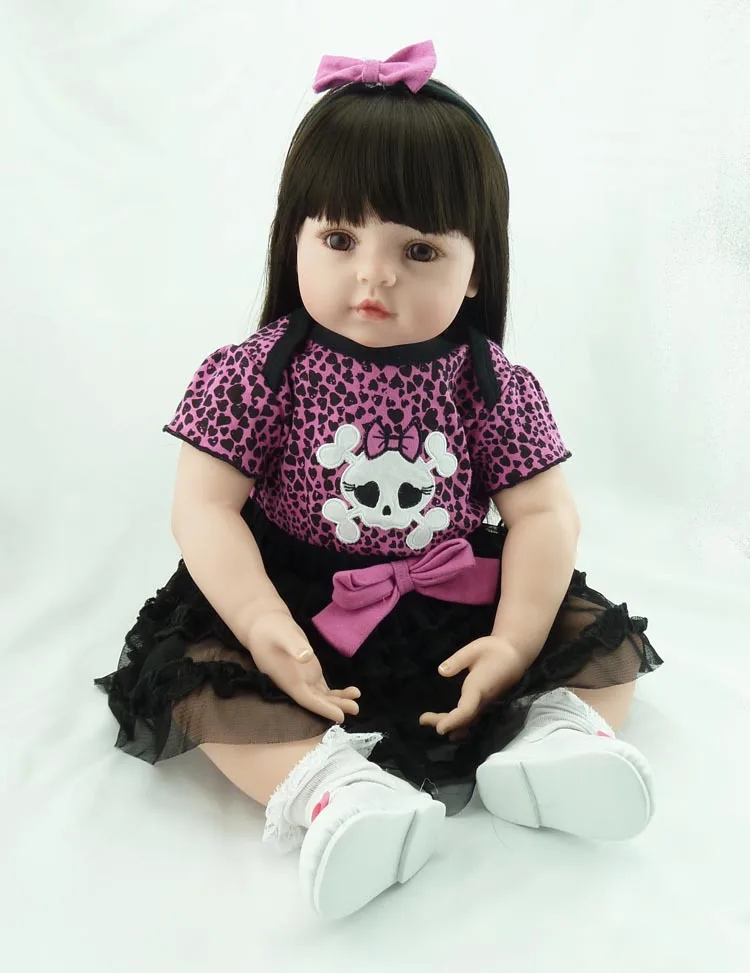 58cm Rebirth Baby Doll Children Sleeping Companion Lifelike And Soft Touch