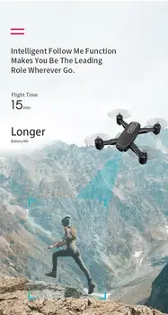 

ZD8 RC Drone One Key Return GPS Shockproof Adjustment Wide Angle Folding WIFI With Camera 4K 1080P Professional Quadcopter Kit