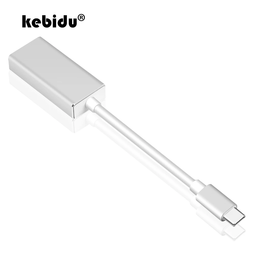 Адаптер kebidu 4k Type C в Mini DP конвертер USB 3 1 Display Port кабель для Apple Macbook Chromebook|Кабели VGA| |