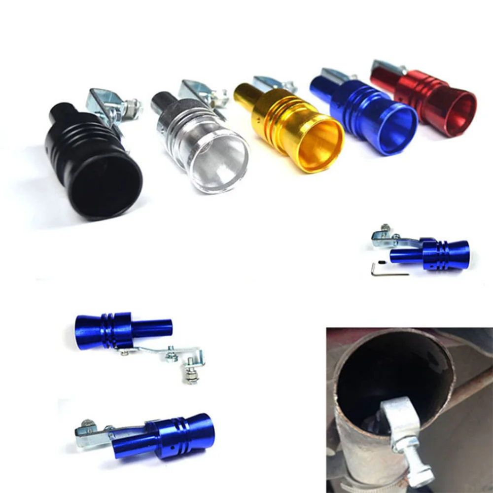 

Modified Turbo Whistle Exhaust Pipe Sounder Imitator Tail Throat Nozzle Car Vehicle Refit Device
