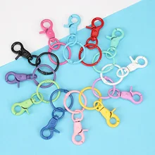 Цветной лак для выпечки брелок DIY ювелирные аксессуары металлическая позолоченная цепь брелок скоба с собачкой краски распыления брелок