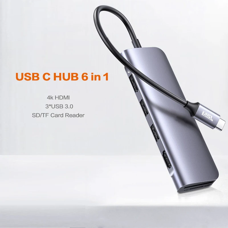 USB type c концентратор мульти usb 3 0 к hdmi адаптер док станция с PD sd TF карта для MacBook Pro