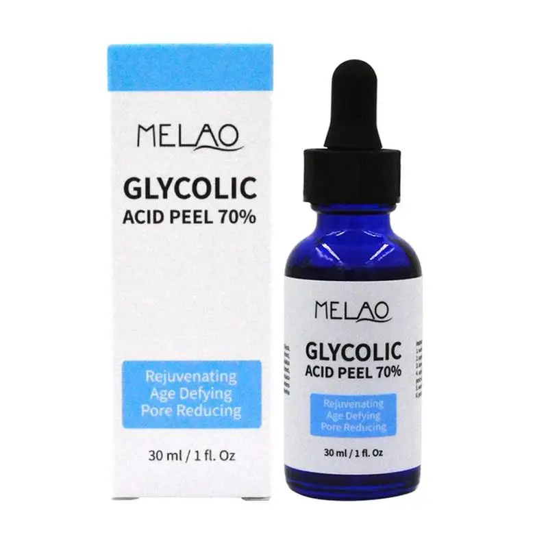 Glycolic Acid Peel 70% Serum Repair Skin Care Shrink Pores Brighten  Acne Treatment Face Serum Moisturizing 30ml