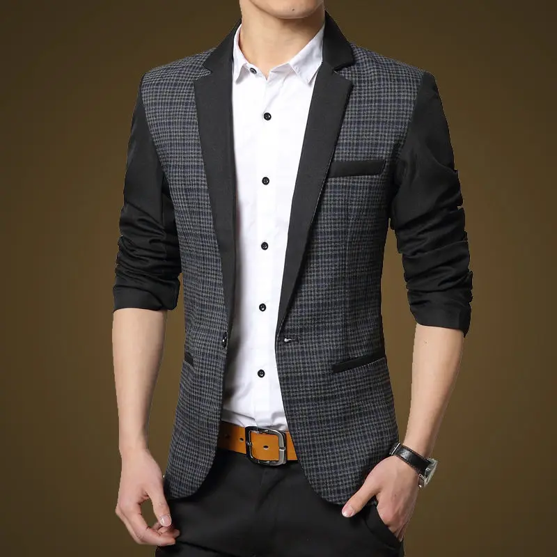 Мужские костюмы пиджак Casaco Terno Masculino пиджак и платье модный костюм кардиган Jaqueta свадебные костюмы пиджак пальто костюмы