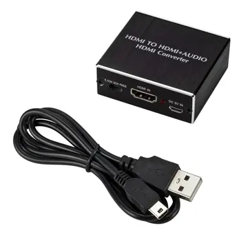 

HDMI + 3.5 AUDIO + SPDIF 4k HDMI Audio and Video Converter HDMI TO HDMI Converter HDMI Audio Splitter Adapter