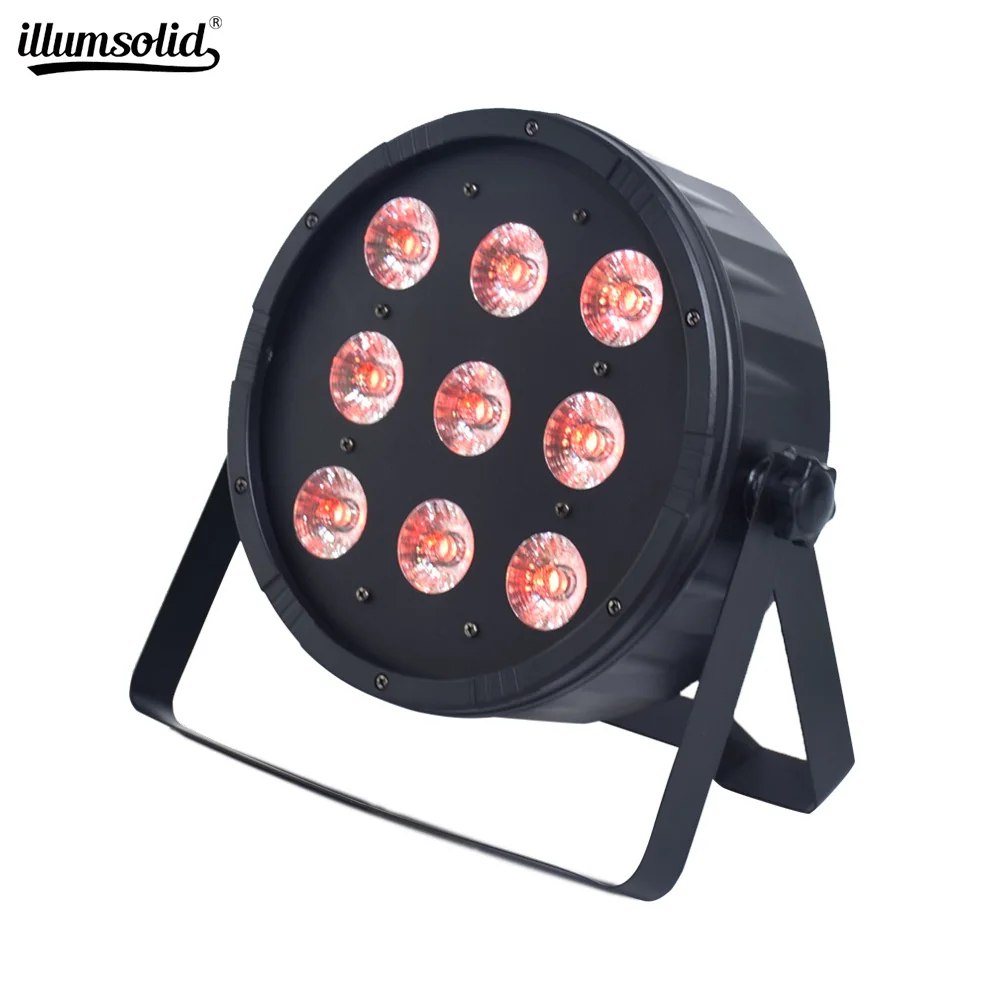 

Par Lights with RGBW 9LEDs Wash Lighting DMX Control for Wedding Church Stage Lighting