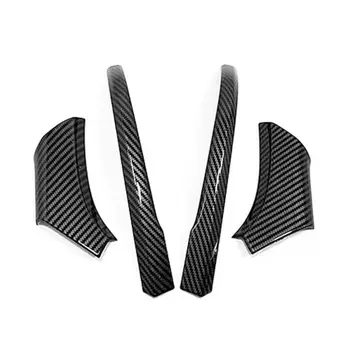 

6* For Toyota RAV4 2019-2020 Carbon Fiber Look Side Rear Mirror Cover Molding Trim Brand New And High Quality
