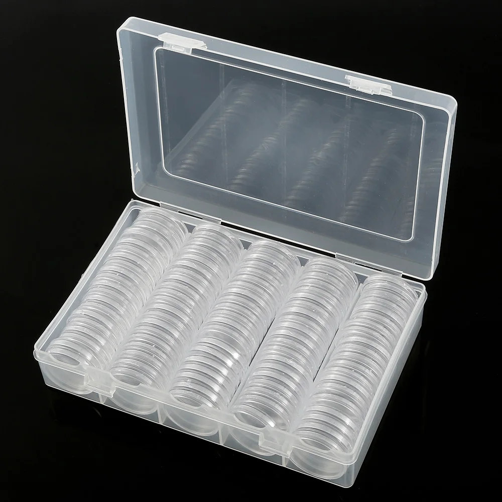 clear plastic round boxes