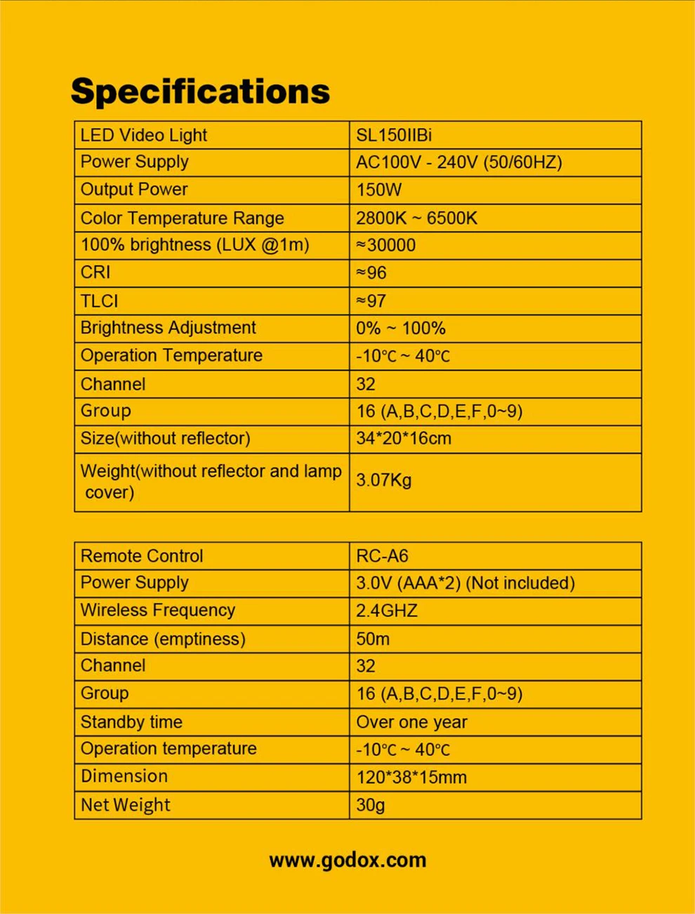 Godox Sl150ii Bi 150w 2800 6500k Bi Color Led Video Light For Live Photography Photographic Lighting Aliexpress Godox Sl150ii Bi 150w 2800 6500k Bi Color Led Video Light For Live Photography Photographic Lighting Aliexpress