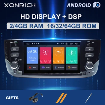 

IPS DSP 4GB 64G Autoradio 1 Din Android 10 Car DVD Player Stereo For Fiat/Linea/Punto evo 2012-2015 Multimedia GPS Navigation