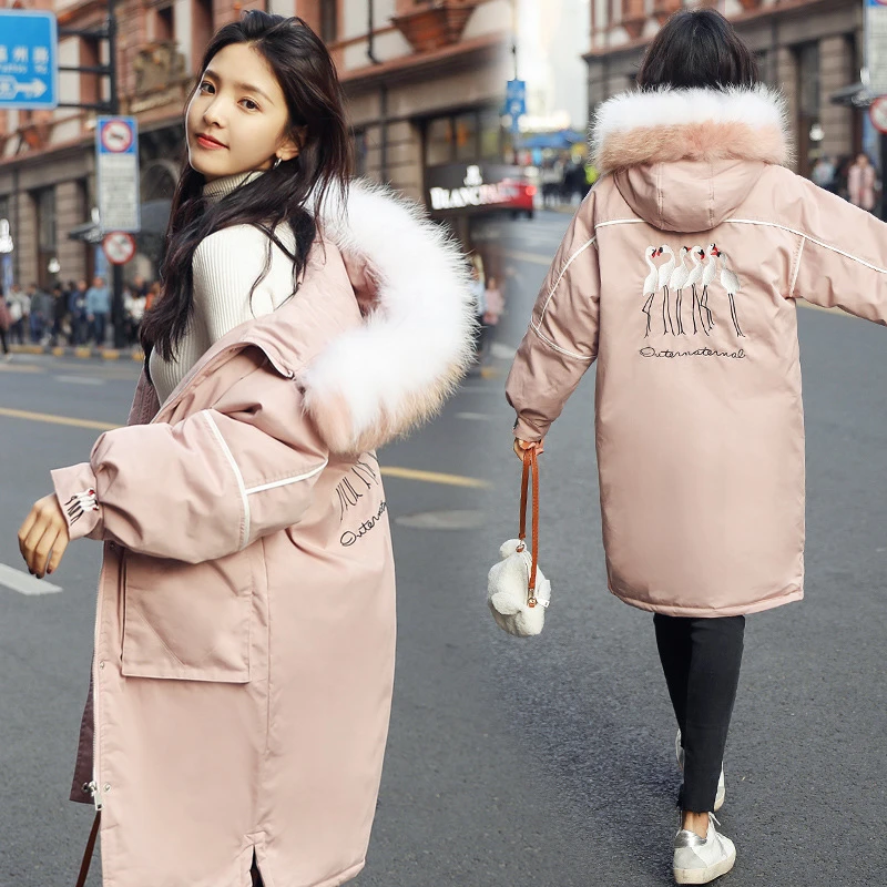 parka fourrure blanche