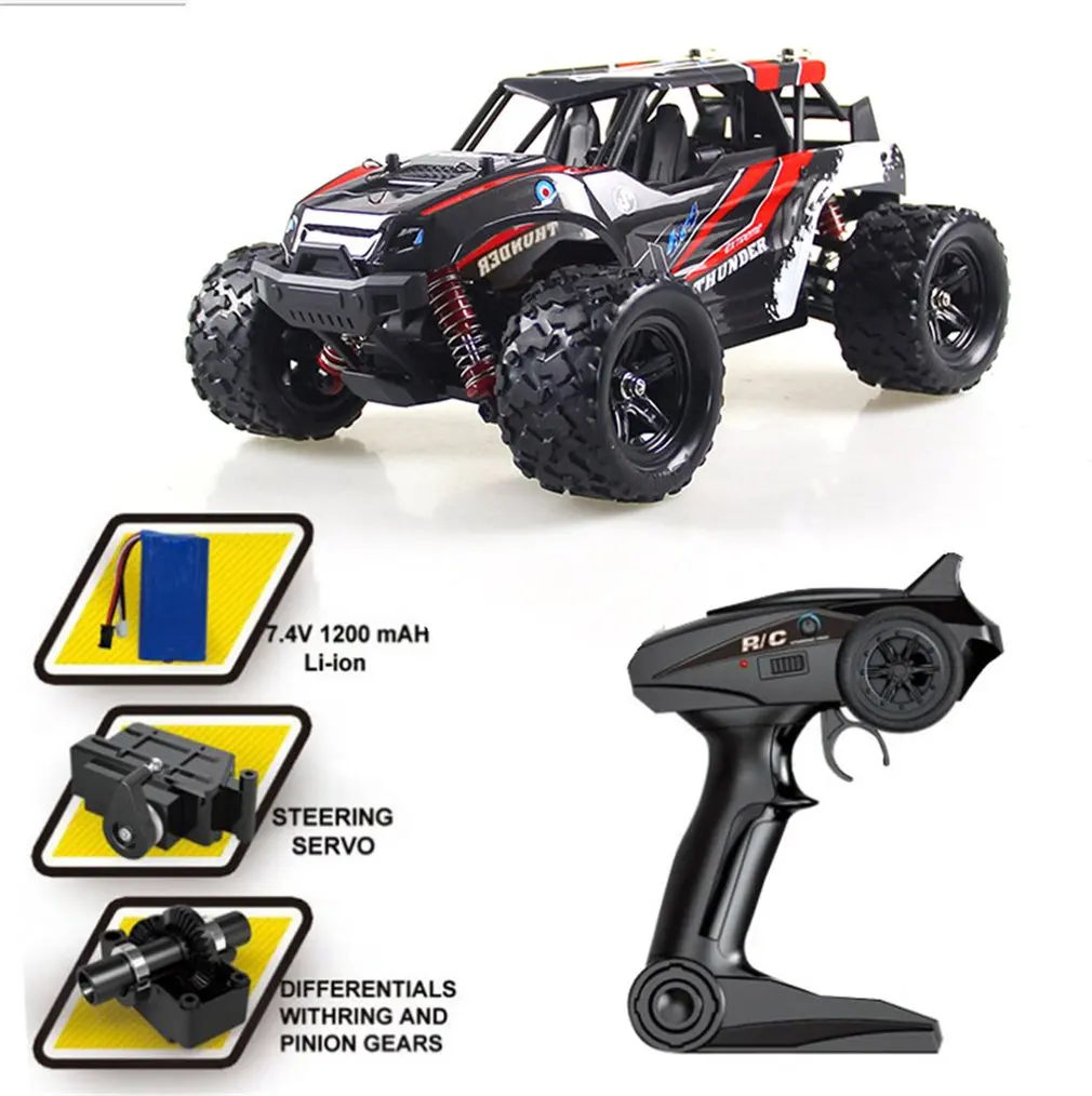 

2.4G 1:18 4WD RC Big Foot Car Truck High Speed Remote Control Off-road Crawler Vehicle Model RTR Toy For Kids Gift