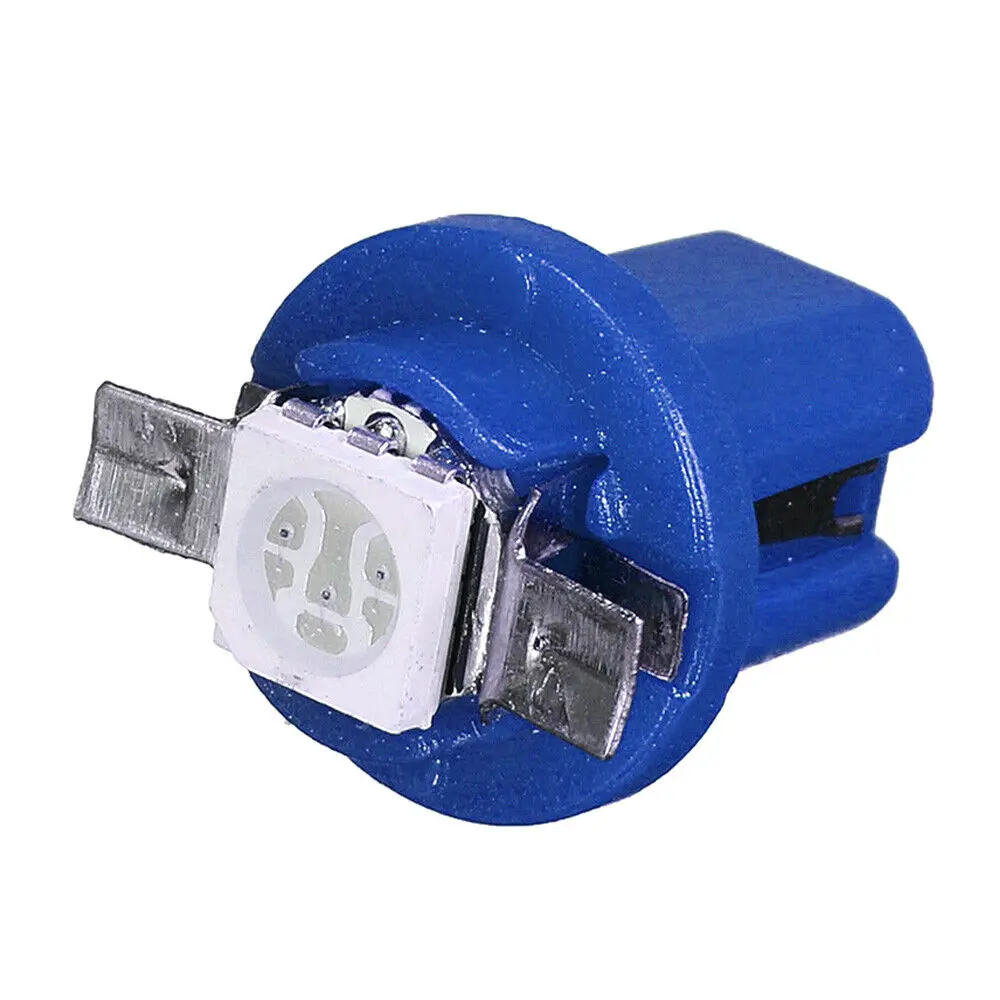 10 шт. T5 B8.5D 5050 1SMD светодиодный приборной панели указатель приборной панели инструмента светильник лампы противотуманных фар