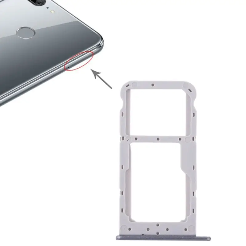 

SIM Card Tray Dual Slot Holder Carrier Repair Part for Huawei Honor 8/Honor 9 Lite