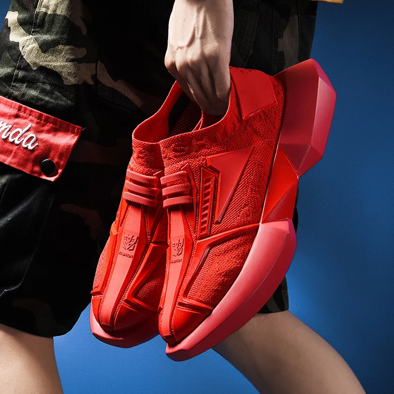 

High Quality 3D Vamp Wing Armor Cruiser Robots Cyberspace Skateboarding Shoes Boys Sneakers Mens Shoes Zapatos De Hombre
