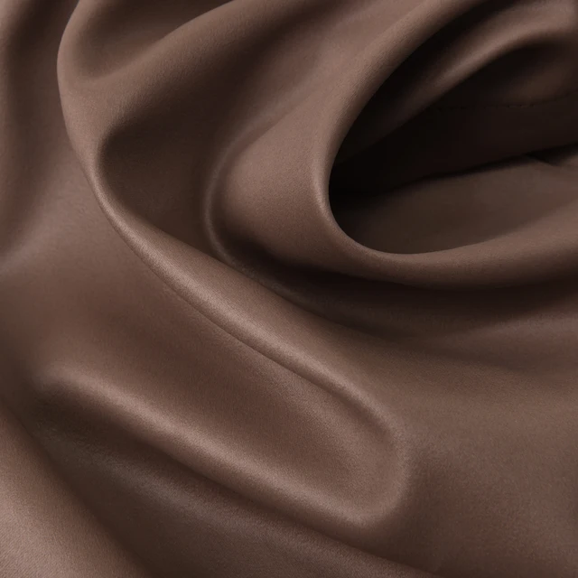 Solid Color Thermal Insulated 90% + Blackout Curtains for Living Room Bedroom Gray Black Blue Thick Window Curtain Treatment Dark Coffee