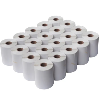 

Thermal paper compatible with 20 rolls of Dymo 4xL labels 1744907-4x6 inch LabelWriter 220 rolls per roll for thermal printers