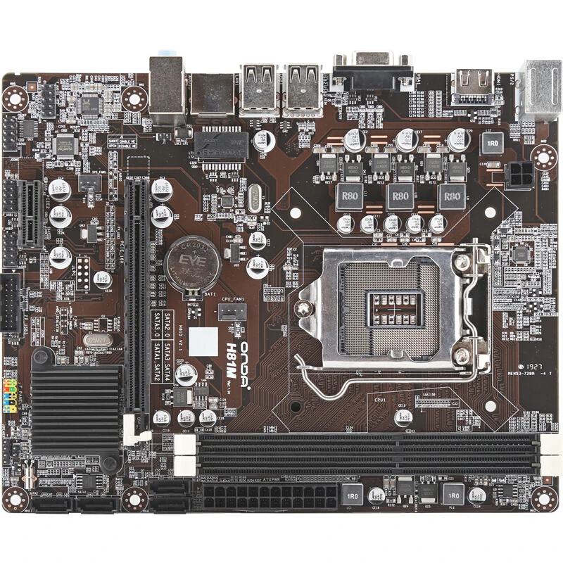 

ONDAH81M (Intel H81/LGA1150) mainboard / double DDR3 desktop computer mainboard / USB3.0 assembly computer mainboard