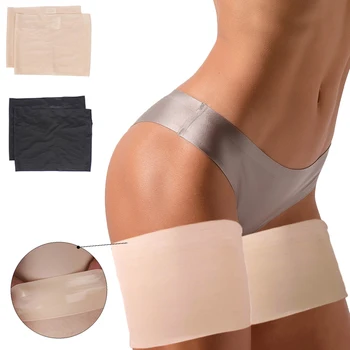 

Thin Breathable Anti Chafing Thigh Bands Sexy Silicone Non-slip Leg Warmers Women Slouch Socks Bandalettes 2020 Summer New