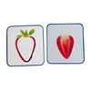 Montessori Language Materials Vegetable Fruit Cognitive Cards Kids Learning Resource Matching Game Early Childhood Education Toy 4