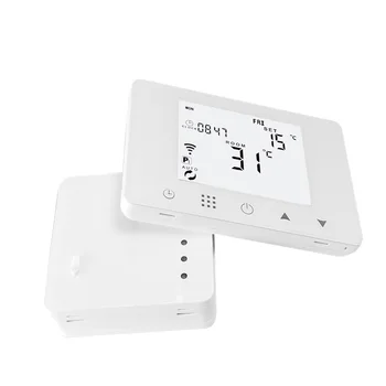 

WiFi ligent Thermostat Temperature Controller for Water/Electric Floor Heating/Gas Boiler(EU Plug)