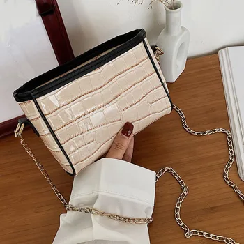 

Fashion Colorful Alligator Small Flap Bags New Women Bag Chain Bags Casual Luxury Shoulder Totes Bags Female Messenger Bags