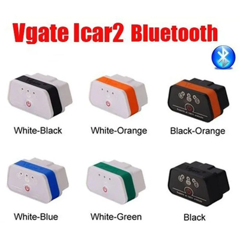 VDIAGTOOL Vgate iCar2 Bluetooth obd2 Bluetooth сканер ELM327 OBDII Bluetooth icar 2 автоматический диагностический сканер для android/PC/IOS