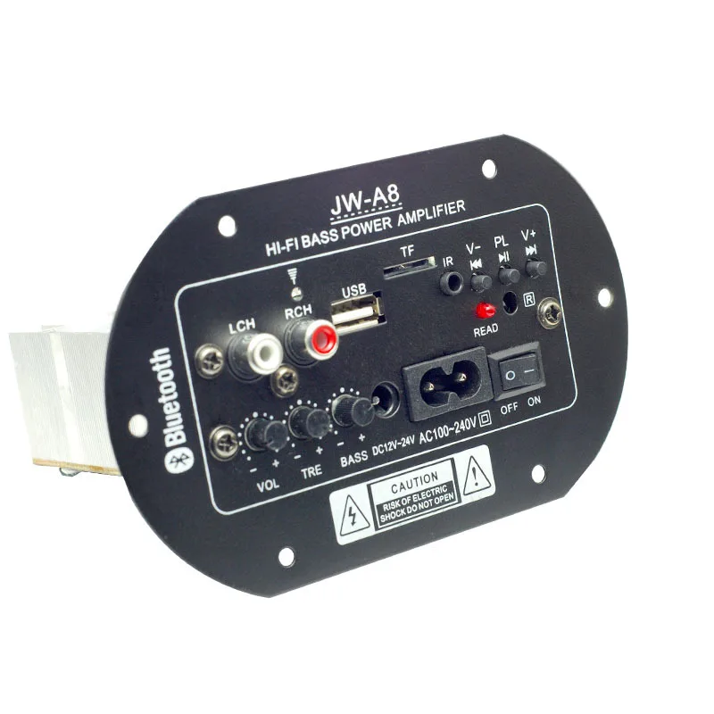 Rantion 12V24V220V 100~ 200 Вт JW-A8 домашний аудио автомобильный усилитель Fever класс сабвуфер усилитель мощности Hi-Fi усилитель басов