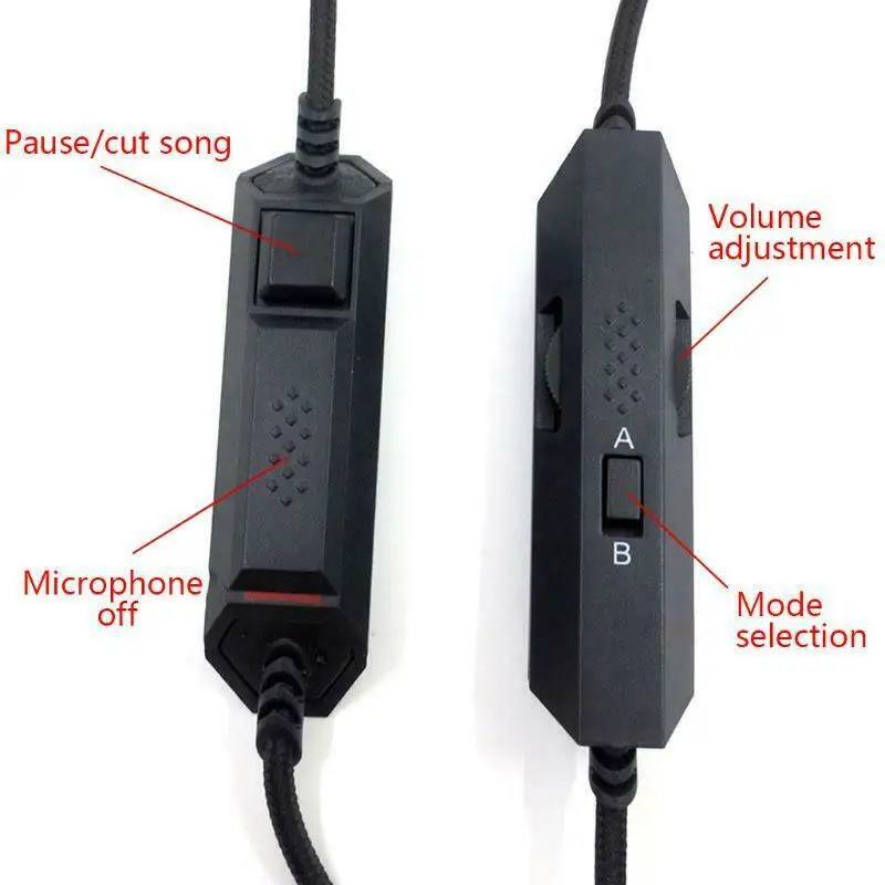 Headphone Cable with In Line Mic Volume Control for Logitech G233 G433 G PRO X