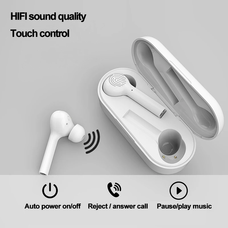 Bluetooth headset V5.0 Wireless Headphones noise cancelling Gaming earphones HD mic Sport earphone For phone huawei xiaomi