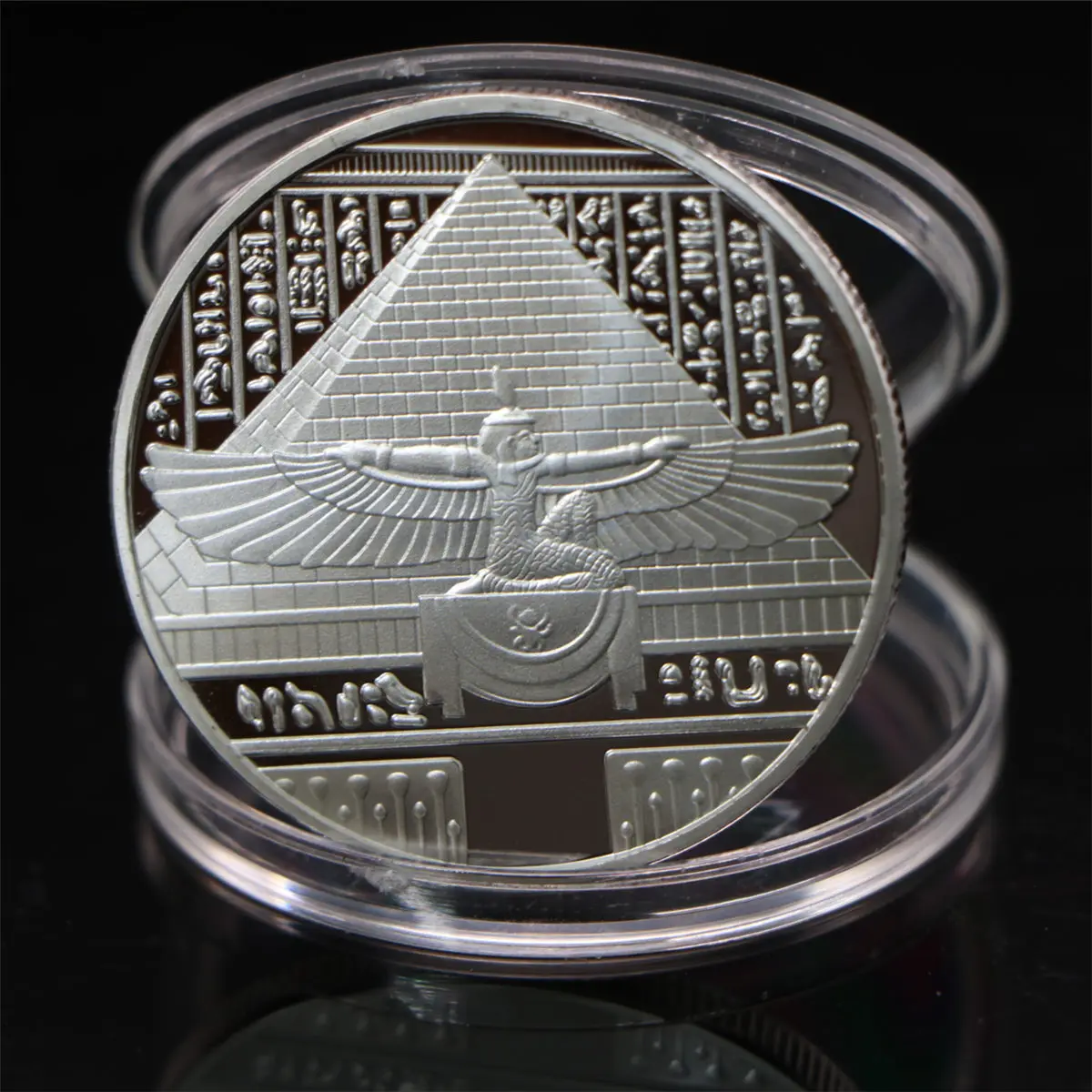 Egitto Cleopatra Argento/Oro Placcato Egiziano Queen Nefertiti Moneta Commemorativa Regalo Turismo Medaglie Monete Decorazione Regali _ - AliExpress Mobile