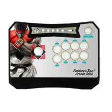 Игровой джойстик с прозрачными/черными цветами и USB разъемом для Windows Win7 Win8 Win10 PC аркадные игры, подключи и играй