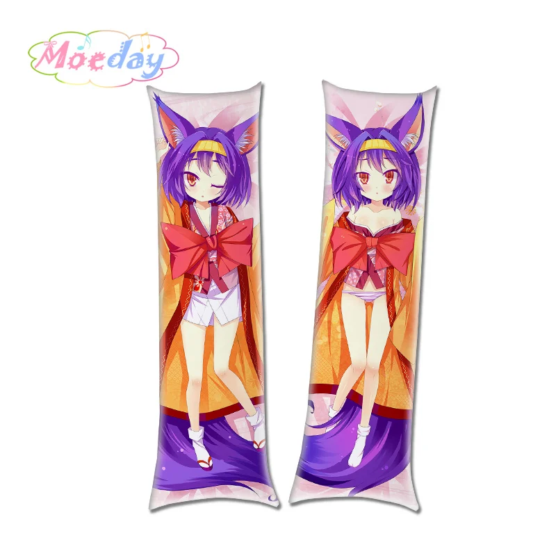 Без игры нет жизни Izuna Hatsuse Jibril длинные Размеры наволочки - Цвет: Цвет: желтый