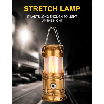 

Portable Lantern with Flame LED Solar Powered Camping Tent Light Outdoor Collapsible Lamp Flashlight Torch for Camping Hiking