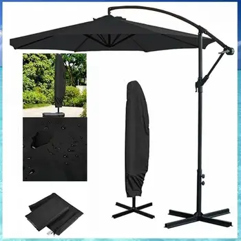 

Large Parasol Cover 280Cm /265Cm /205Cm 210D Oxford Cloth Banana Umbrella Cover Parasol Umbrella Cover Dustproof