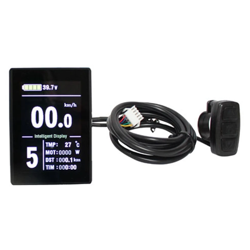 24V 36V 48V KT-LCD8SU интеллигентая(ый) Красочные Дисплей метр с 5V USB для е-байка DIY Conversion Kit Запчасти