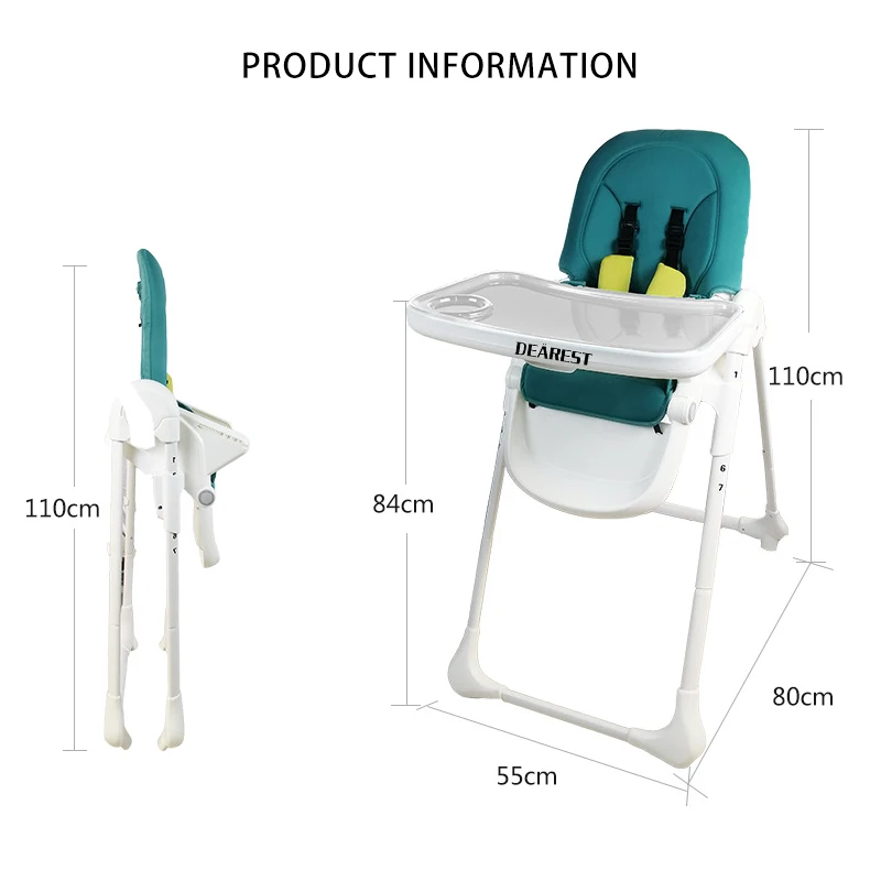 IMBABY New Baby Kids Breastfeeding Chair Multifunction Adjust Baby Highchairs Booster Seats Portable Folding Chairs for Children