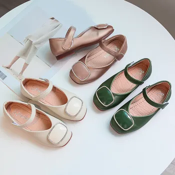 

2020 New Kids Shoes girls Girls Princess Shoes Toddler Kids Baby Leather Casual Single Sandal Shoes zapatos niña детская обувь