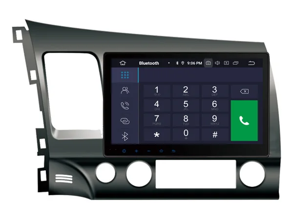 RUISO 4g+ 64g 8-Core автомобильный DVD плеер Android 9,0 для HONDA CIVIC 2007 автомобильный мультимедийный DVD Авто Радио Стерео 1080P GPS wi-fi DVR dab obd ips