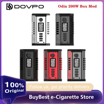 

Original Dovpo Odin 200W Box Mod Power by Dual 21700 Battery Huge Power Max 200W Output Box Mod Vape e cig vs Swag 2/ Gen Mod