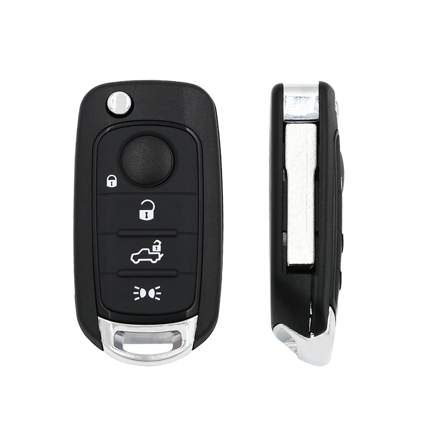 4 button Folding Flip Remote Key shell for Fiat new model keys
