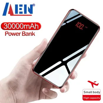 30000麻雀力銀行iphone xiaomiサムスン外部バッテリー銀行デュアルusbポータブル充電poverbankポータブル充電器