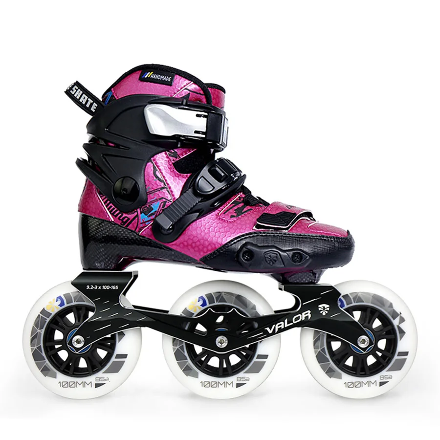 Оригинальные детские роликовые коньки Flying Eagle Junior 3*90 мм/100 мм, термопластичные детские роликовые коньки из углеродного волокна, обувь для скоростного катания
